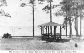 Lookout on the beach.