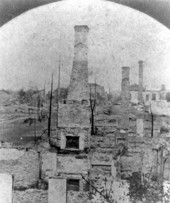 Palafox Street fire of 1880 - Pensacola, Florida.