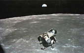 The Lunar Module on its rendevous with the Command Module