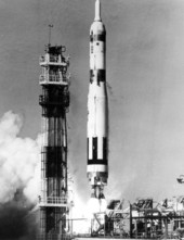 Launch of a Martin Titan missile