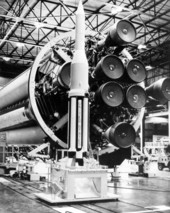 Model of Saturn C-1 rocket