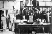 Kitchen at the Koreshan Unity settlement.