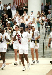 Olympic torch relay ceremony - Tallahassee, Florida