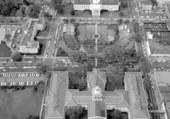 Aerial view of Governor Burns' inauguration : Tallahassee, Florida.