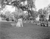 May queen Dee Dee Phillips with escort Herman Smith - Tallahassee, Florida.