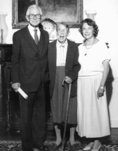 Former Governor LeRoy Collins, Dorothy Dodd, and Mary Call Darby Collins.