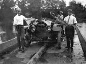 John P. Brown, Sr., Rosa Yawn (later Proctor), Ada Yawn Brown, and W. Theodore Proctor.