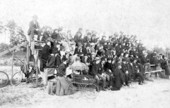 Spectators at Stetson University's old athletic field