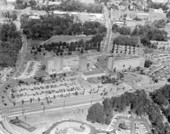 Aerial view of the University of Florida.
