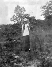 Earl Warren dressed in women's apparel