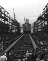 Dolly Madison ship launching - Panama City, Florida.