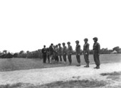 Awards ceremony at Camp Gordon Johnston