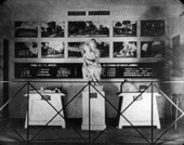 Inside the Florida pavilion at the 1939 World's Fair in New York