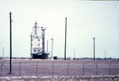 Polaris ground launching stands which is used in initial test launches - Cape Canaveral, Florida.