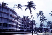 Typical apartment building along highway A1A in Palm Beach - Palm Beach, Florida.