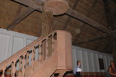 Interior view of church building at Mission San Luis - Tallahassee, Florida.