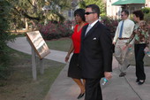Senate Committee on Governmental Oversight and Productivity touring Mission San Luis - Tallahassee, Florida.