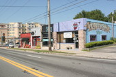 Commercial buildings on West Gaines Street - Tallahassee, Florida.