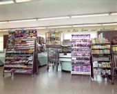 Interior view of a Winn-Dixie supermarket showing checkout counters - Fort Lauderdale, Florida
