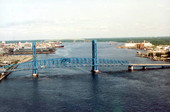 Main Street Bridge across the river - Jacksonville, Florida .
