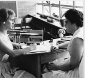 Intern Teacher with her supervisor - Jacksonville, Florida