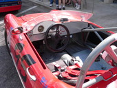 Vintage 1959 Alfa Romeo Giulietta race car on the Circle.