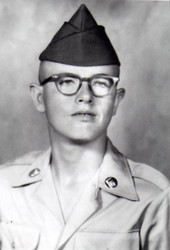 Portrait of U.S. Army soldier John Edwards during the Vietnamese Conflict.