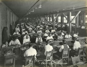 Interior view of the Cuesta Rey Cigar Company in Tampa, Florida.