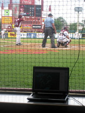Scene from the 2009 FSU baseball super regional game versus University of Arkansas, Fayetteville on Mike Martin Field at Dick Howser Stadium in Tallahassee, Florida.