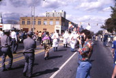 Scene from the KKK rally on South Monroe Street in Tallahassee, Florida.