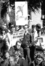 Protesters.