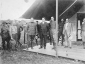 Governor of Florida Park Trammell with military men