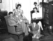 Florida Governor Millard Caldwell and his family.