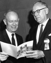 Florida Governor Farris Bryant with the President of Florida State University