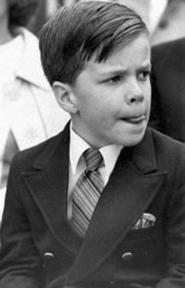 Florida Governor Reubin Askew's son, Kevin, at his father's inaugural ceremonies.