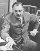 Florida Governor Claude Kirk in his office .