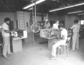 Interior of machineshop in Glades Correctional Institution - Belle Glade, Florida.