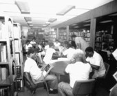 Glades Correctional Institution inmates reading in the prison library - Belle Glade, Florida.
