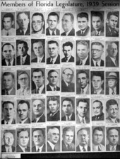 Members of the 1939 Florida House of Representatives.