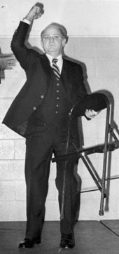 Florida legislative senator W. D. Childers performing a skit