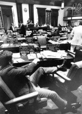 Representative Don Hazelton with an injured left ankle.
