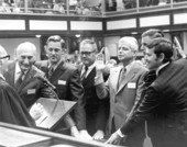 Legislators being sworn in.
