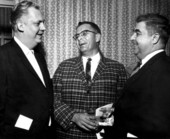 John Boyles, Tom Adams and Malcolm Johnson sharing a laugh.