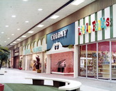 Interior view in the Northwood Mall on opening day - Tallahassee, Florida.
