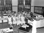 1949 short course for Florida 4-H Club girls..