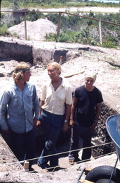 Excavation at Warm Mineral Springs.