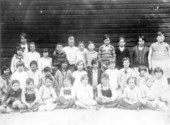 Fourth grade class of the Francis Moore School - Hawthorne, Florida.