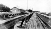 Railroad depot at Mayport.