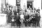 Group portrait of members from the 1905 Florida Senate - Tallahassee, Florida.