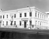 Lewis State Bank at the northeast corner of Monroe and Jefferson - Tallahassee, Florida.